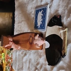 PIGS 🐖 ASSORTMENT OF HOME DECORATIVES  (SEE CONDITION 👀 PHOTOS 👀)